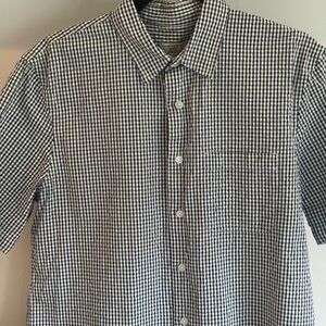 Club Monaco Short Sleeve Slim Casual Button-Down Shirts for Men size L
